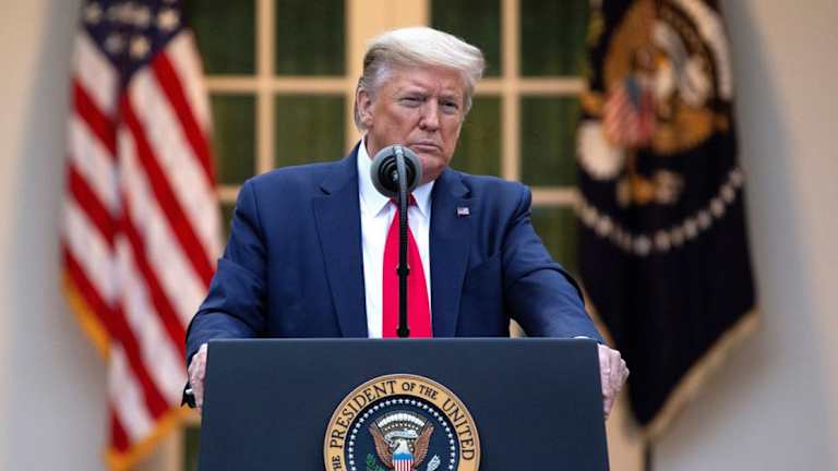 'Estoy harto de ver beisbol viejo', Trump llama al deporte a volver